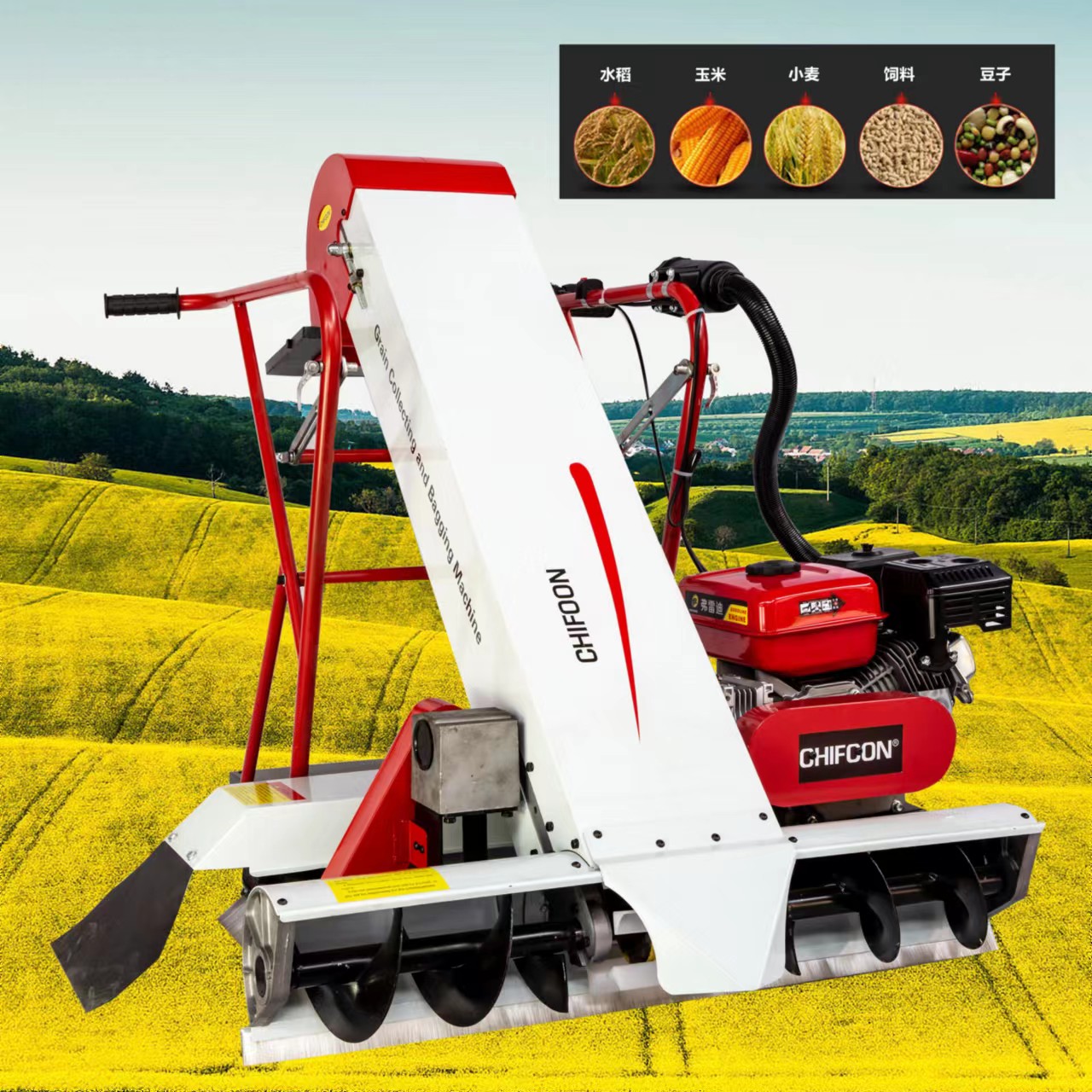 Grain bagging machine