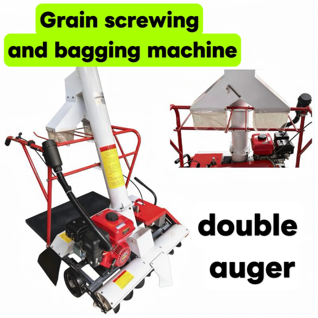 Grain screwing and bagging